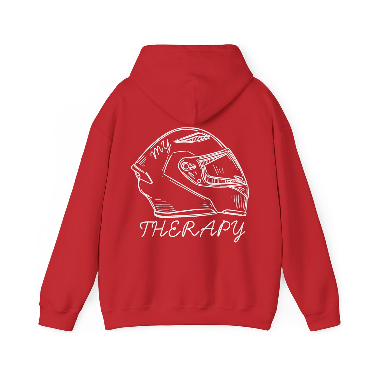 Unisex Heavy Blend™ Hooded Sweatshirt (My Therapy) Back