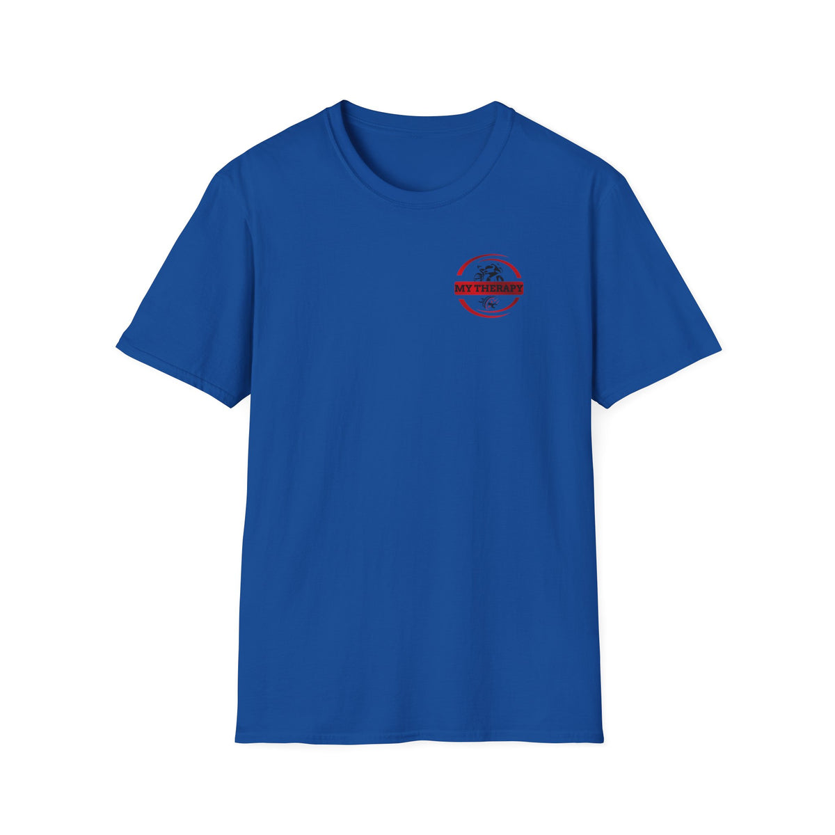 Motorbike T-shirt with 'My Therapy' (Red) Small Logo