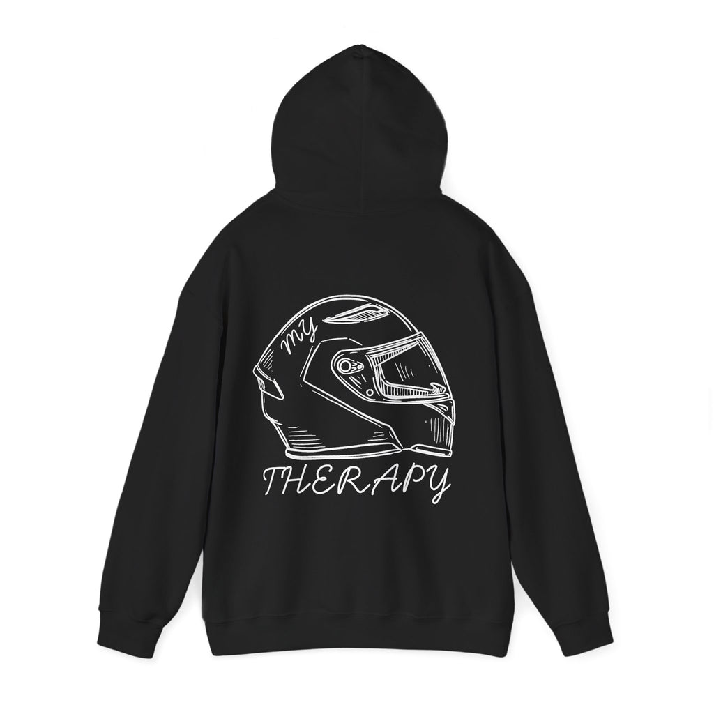 Unisex Heavy Blend™ Hooded Sweatshirt (My Therapy) Back