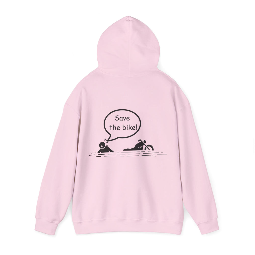 Unisex Heavy Blend™ Hooded Sweatshirt (Save The Bike) Back