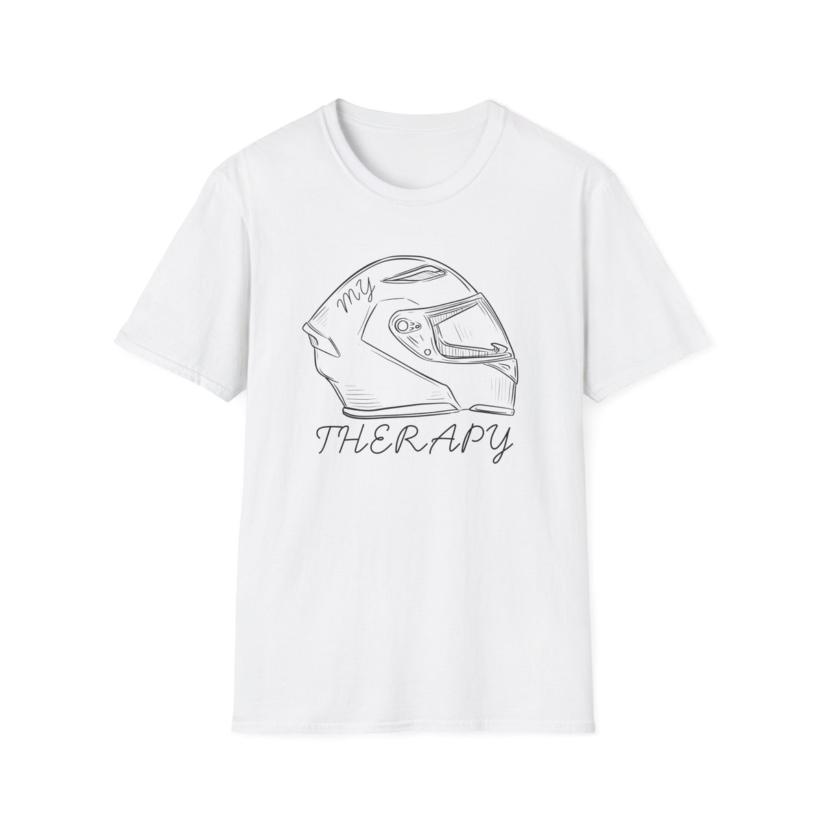 Motorbike T-shirt with 'My Therapy' (2)