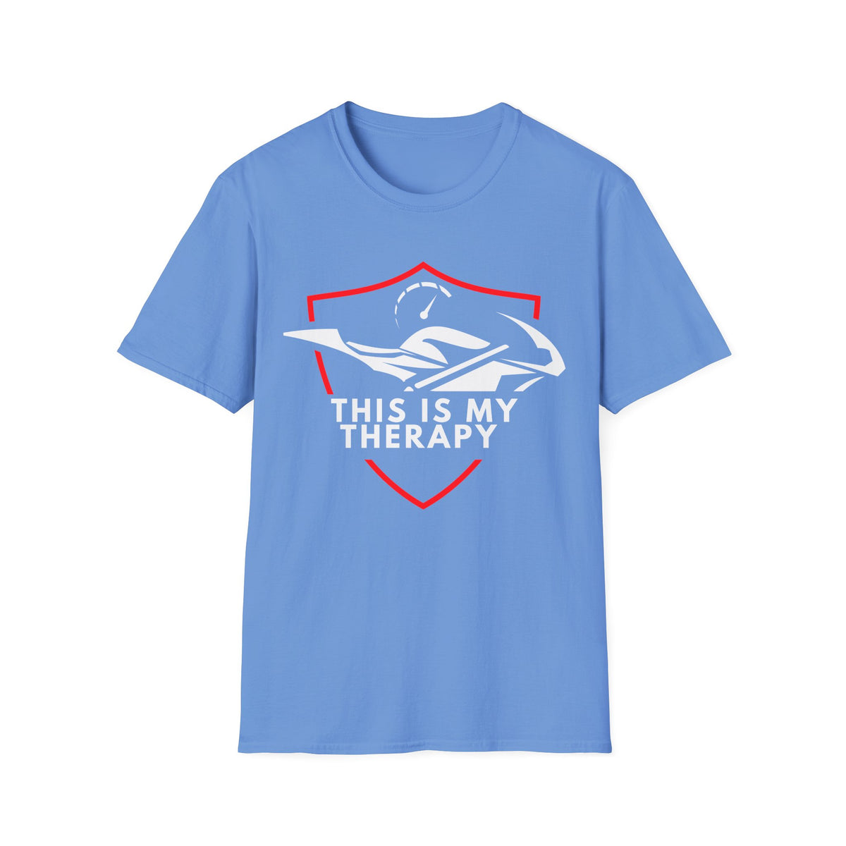 Motorbike T-shirt with 'This is my Therapy' (1)