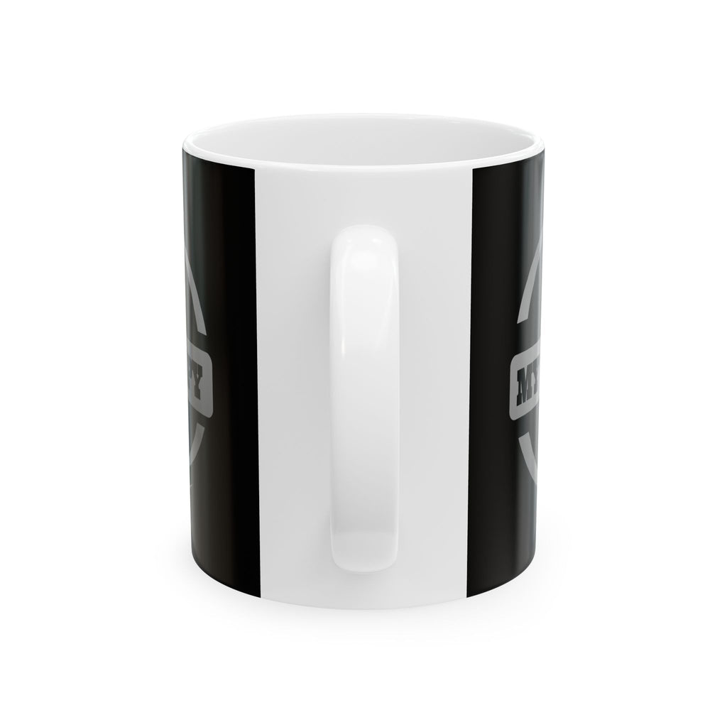 Non UK Sales 11oz And 15oz White Mug With (My Therapy) S/B