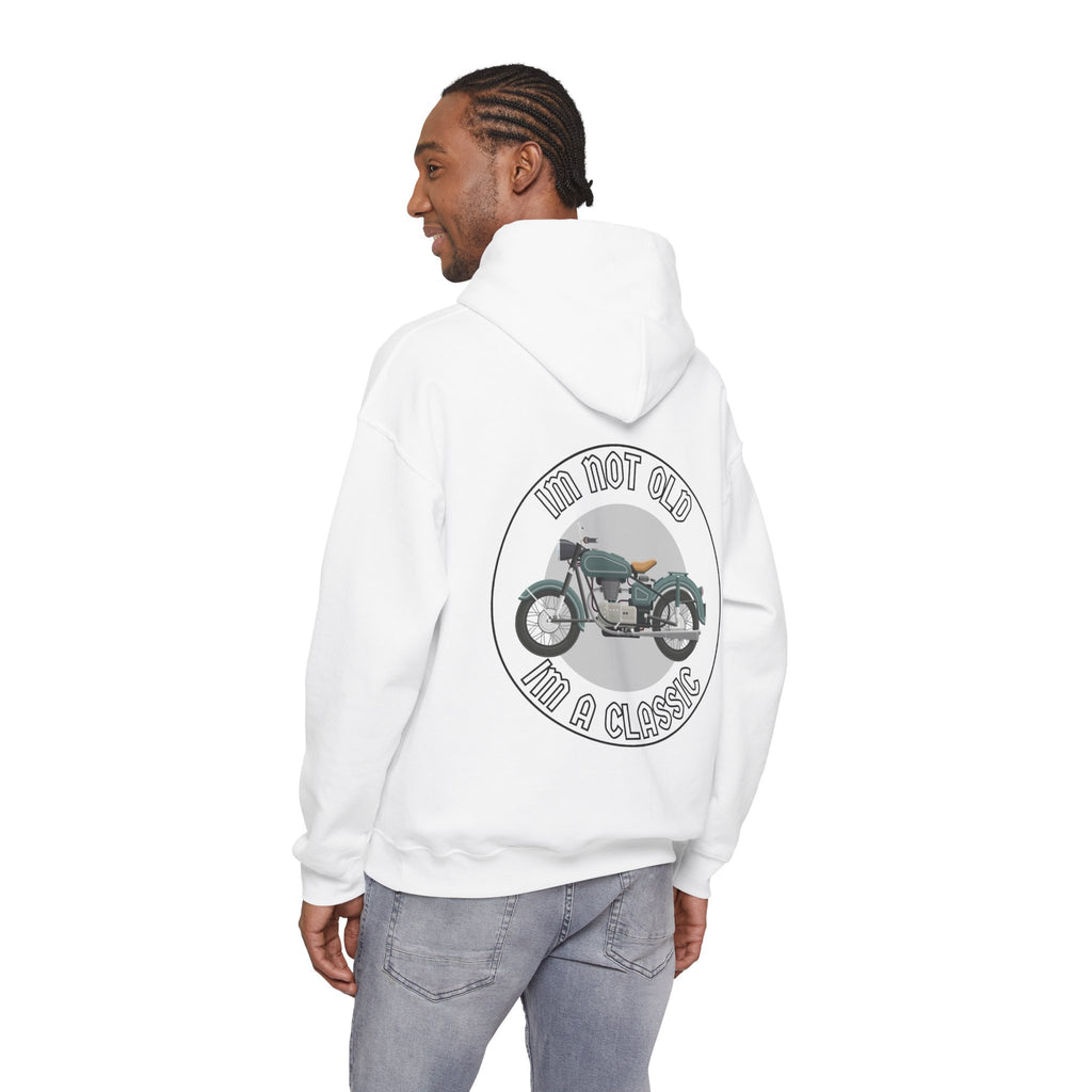 Unisex Heavy Blend™ Hooded Sweatshirt (Im Not Old, Im A Classic) Back