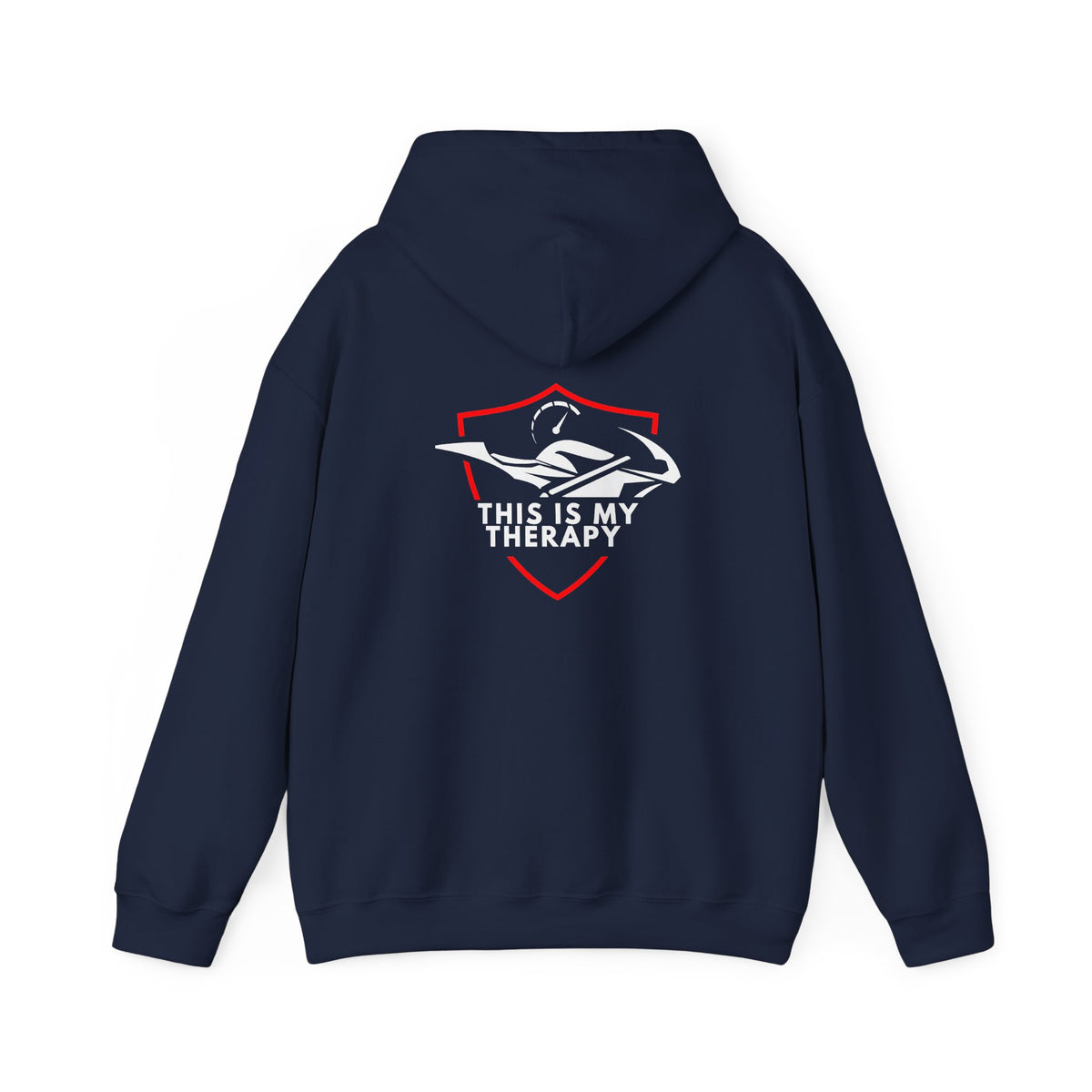 Non UK Sales Hooded Sweatshirt (This is my therapy) R/B