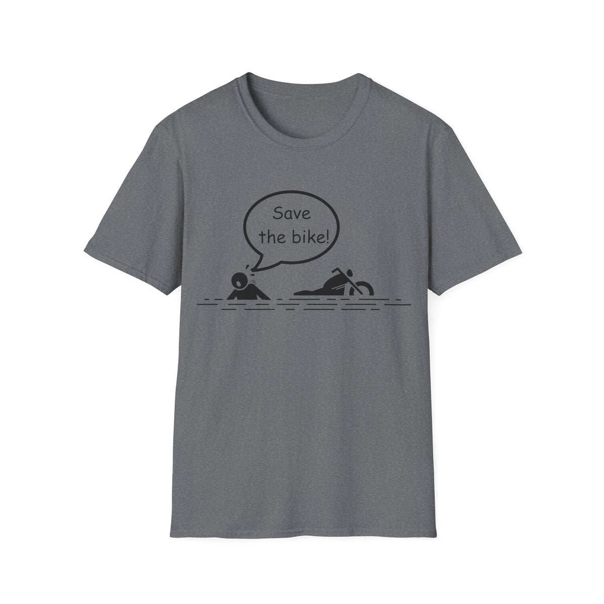 Motorbike T-shirt with 'Save The Bike!'