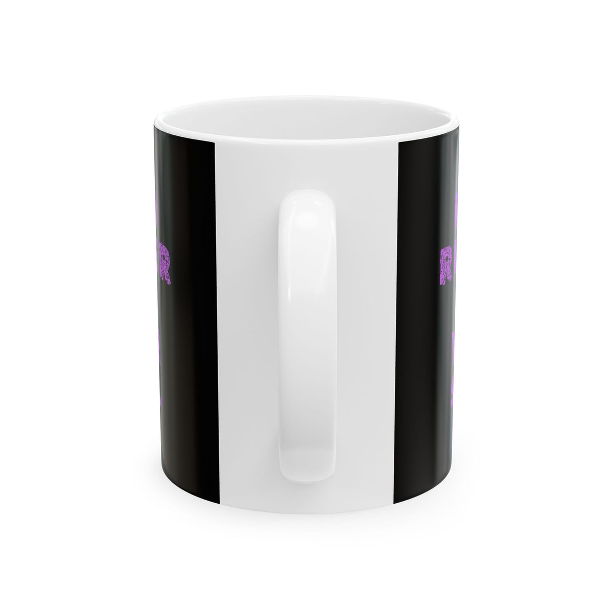 Non UK Sales 11oz And 15oz White Mug With (Burn rubber, Not your soul) P/B