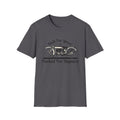 Motorbike T-shirt with 'Built for speed, Parked for repairs'
