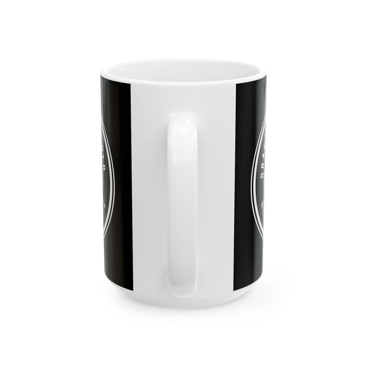 Non UK Sales 11oz And 15oz White Mug With (Grandads not old, Hes a classic) B/W