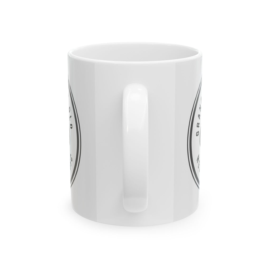 Non UK Sales 11oz And 15oz White Mug With (Grandads not old, Hes a classic)
