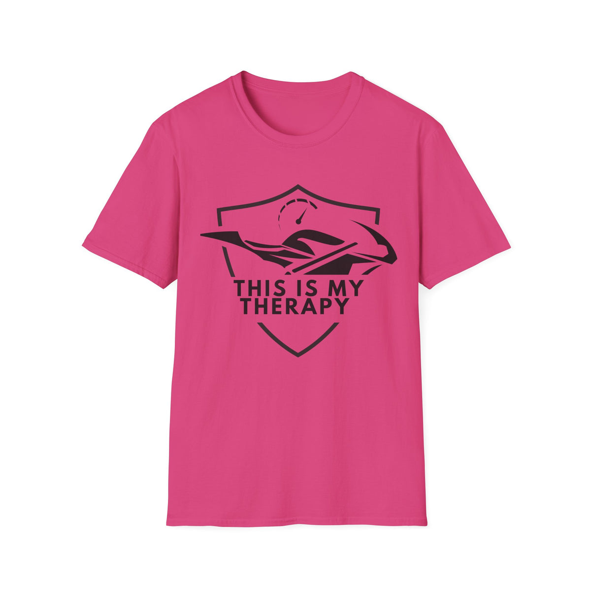 Motorbike T-shirt with 'This is my Therapy' (2)