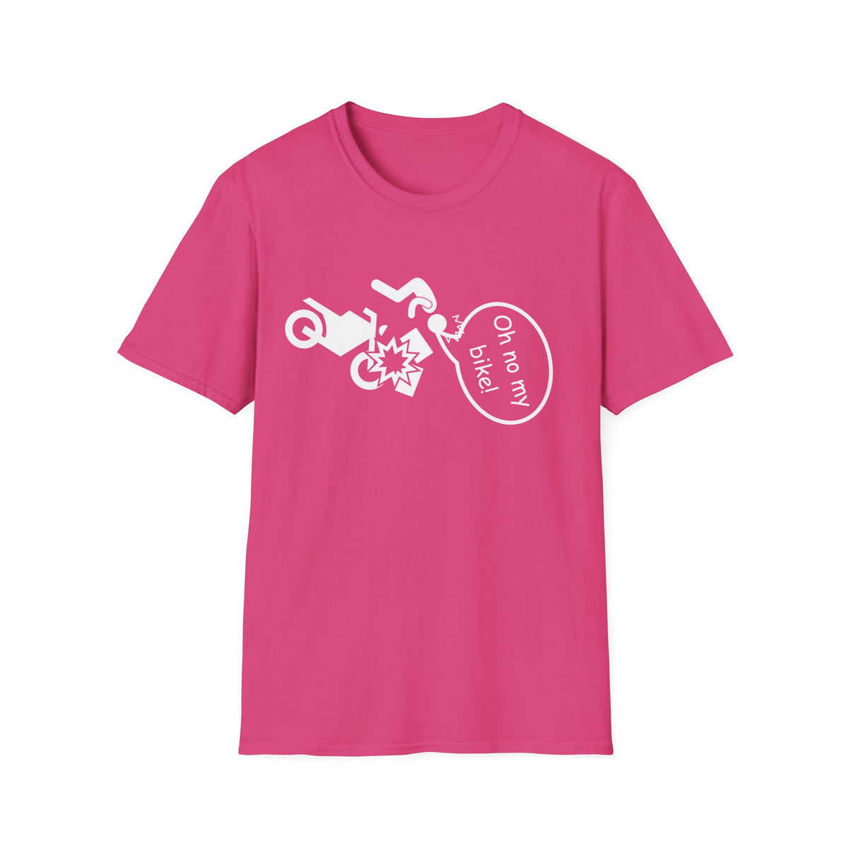 Motorbike T-shirt with 'Oh No My Bike!' (4)