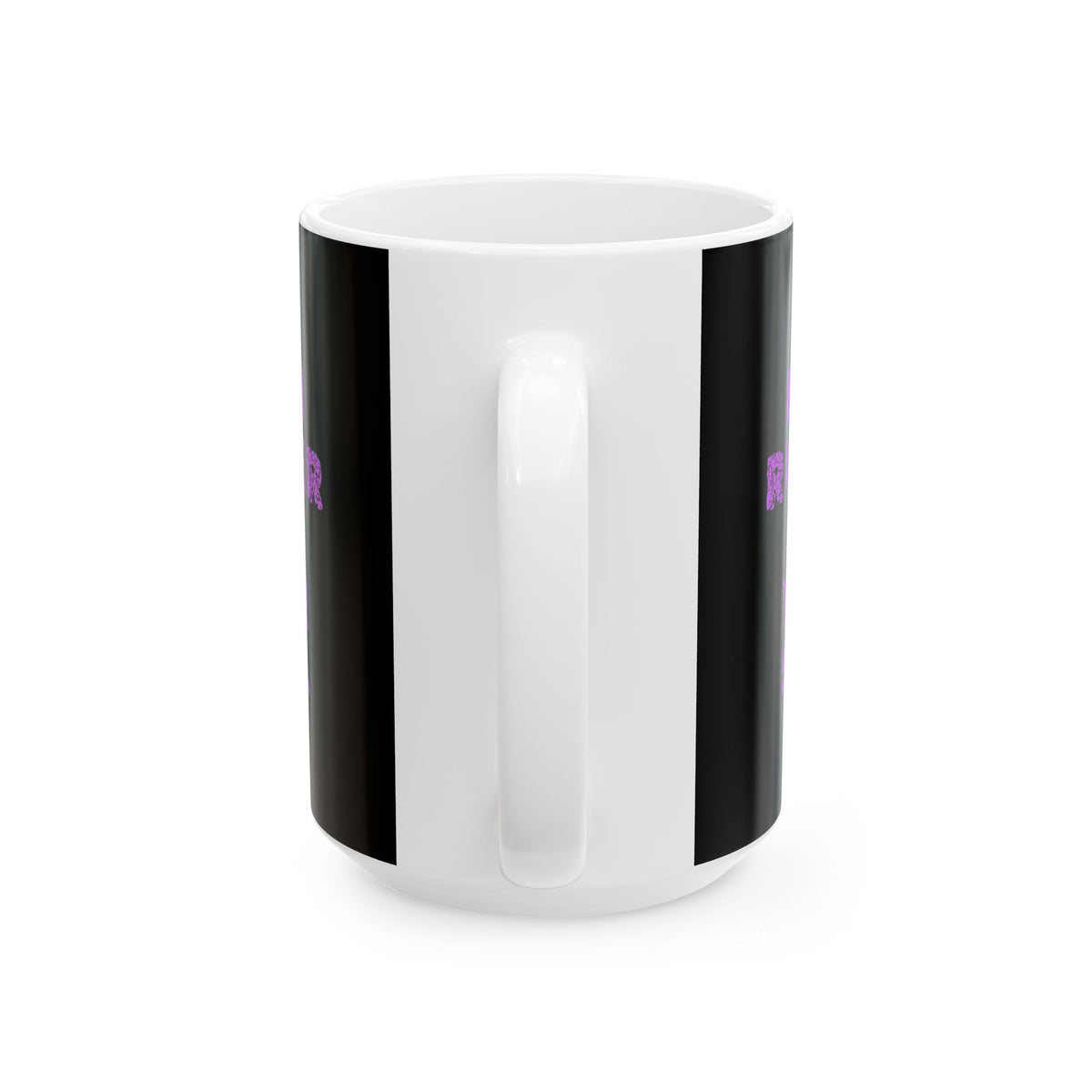 Non UK Sales 11oz And 15oz White Mug With (Burn rubber, Not your soul) P/B