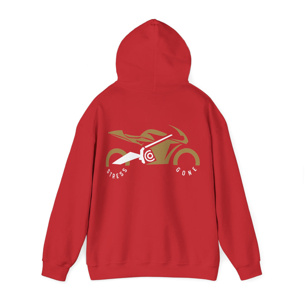 Unisex Heavy Blend™ Hooded Sweatshirt (Stress Gone) Back