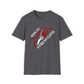 Motorbike T-shirt with 'Ride On, Stress Gone' (Angled)