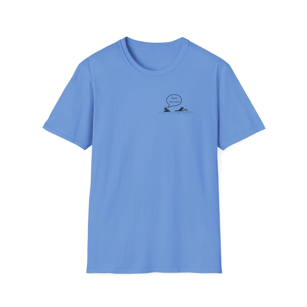 Motorbike T-shirt with 'Save The Bike!' Small Logo