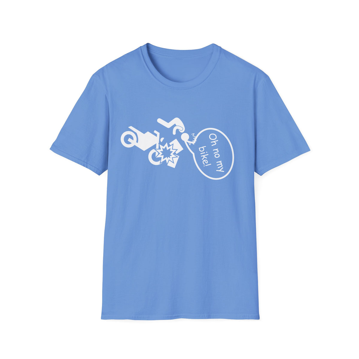 Motorbike T-shirt with 'Oh No My Bike!' (4)