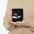 Non UK Sales 11oz And 15oz White Mug With (Oh no my bike!) B/W2
