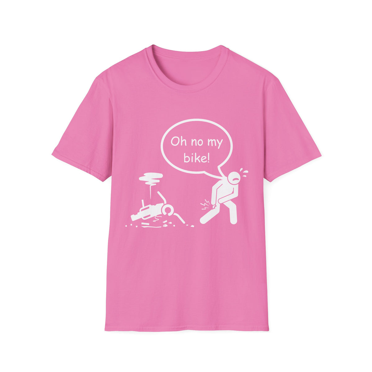 Motorbike T-shirt with 'Oh No My Bike!'