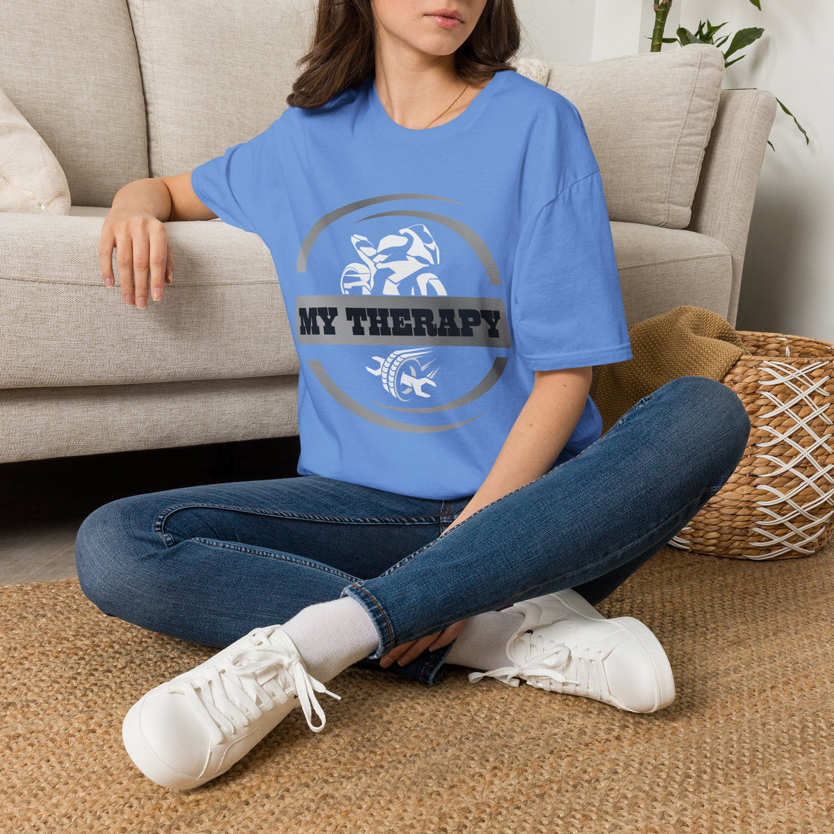 Motorbike T-shirt with 'My Therapy'