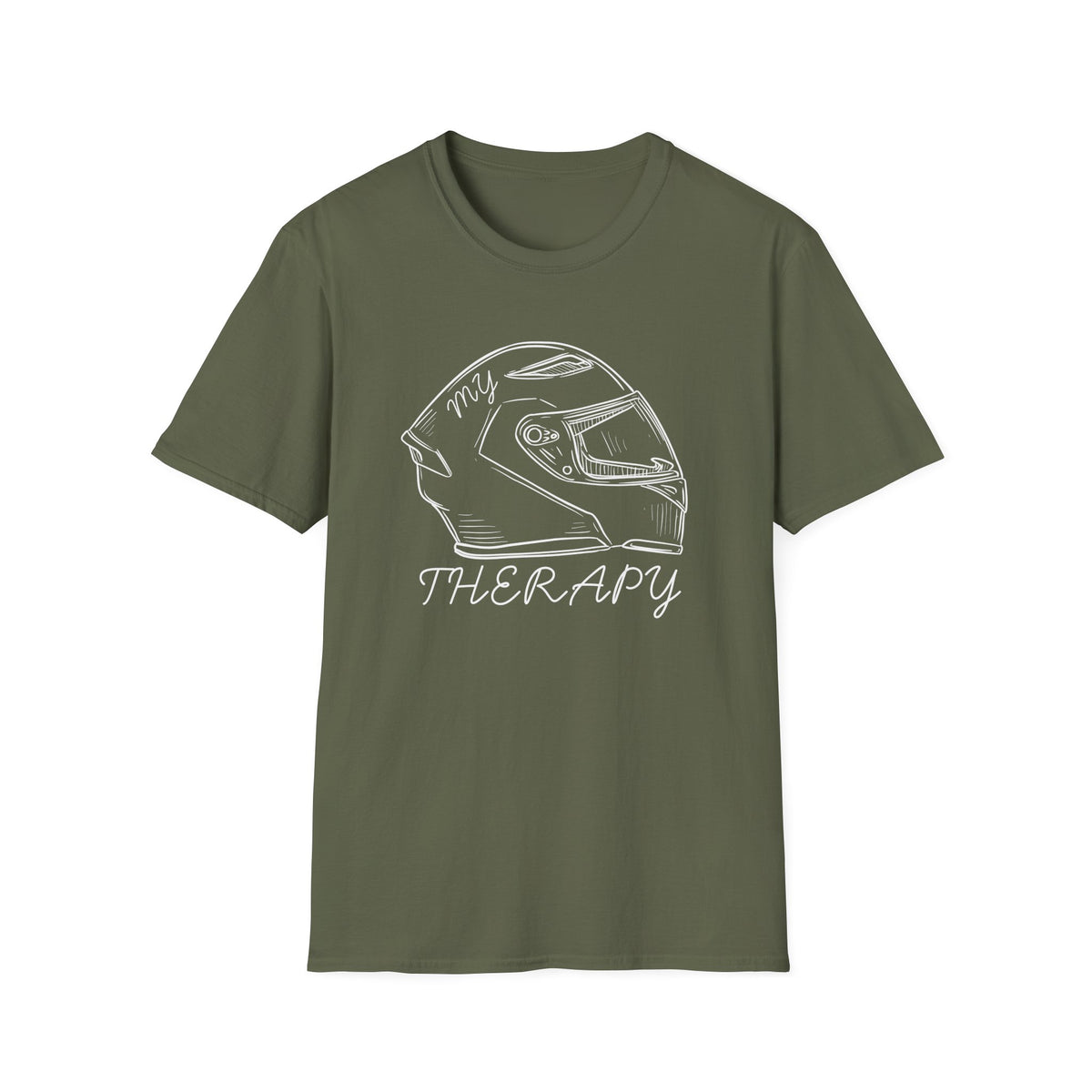 Motorbike T-shirt with 'My Therapy' (1)