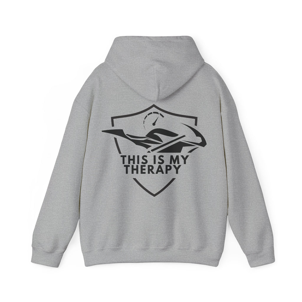 Unisex Heavy Blend™ Hooded Sweatshirt (This Is My Therapy) 2 Back