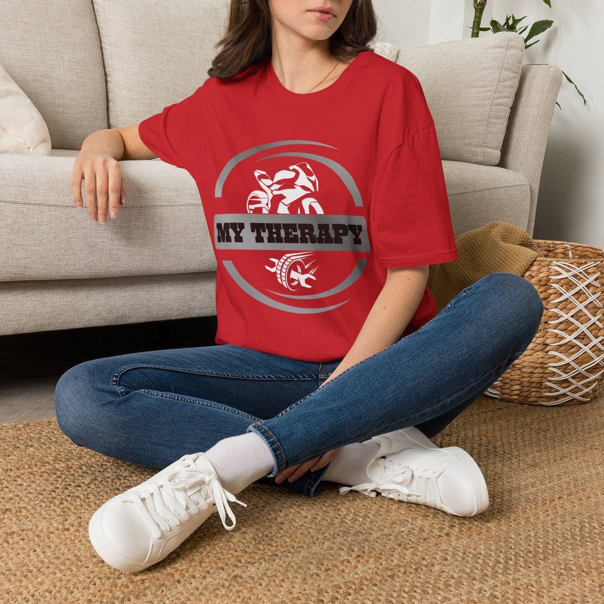 Motorbike T-shirt with 'My Therapy'