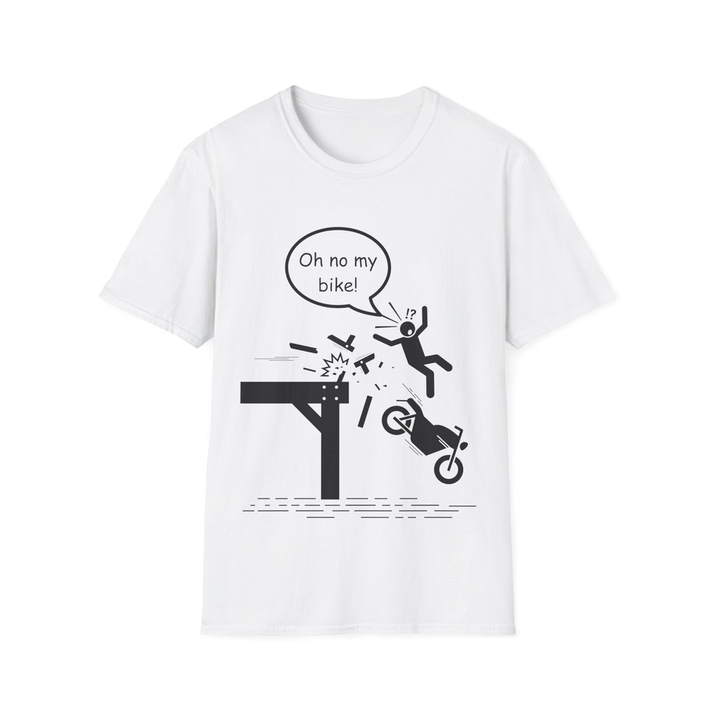 Motorbike T-shirt with 'Oh No My Bike!' (2)