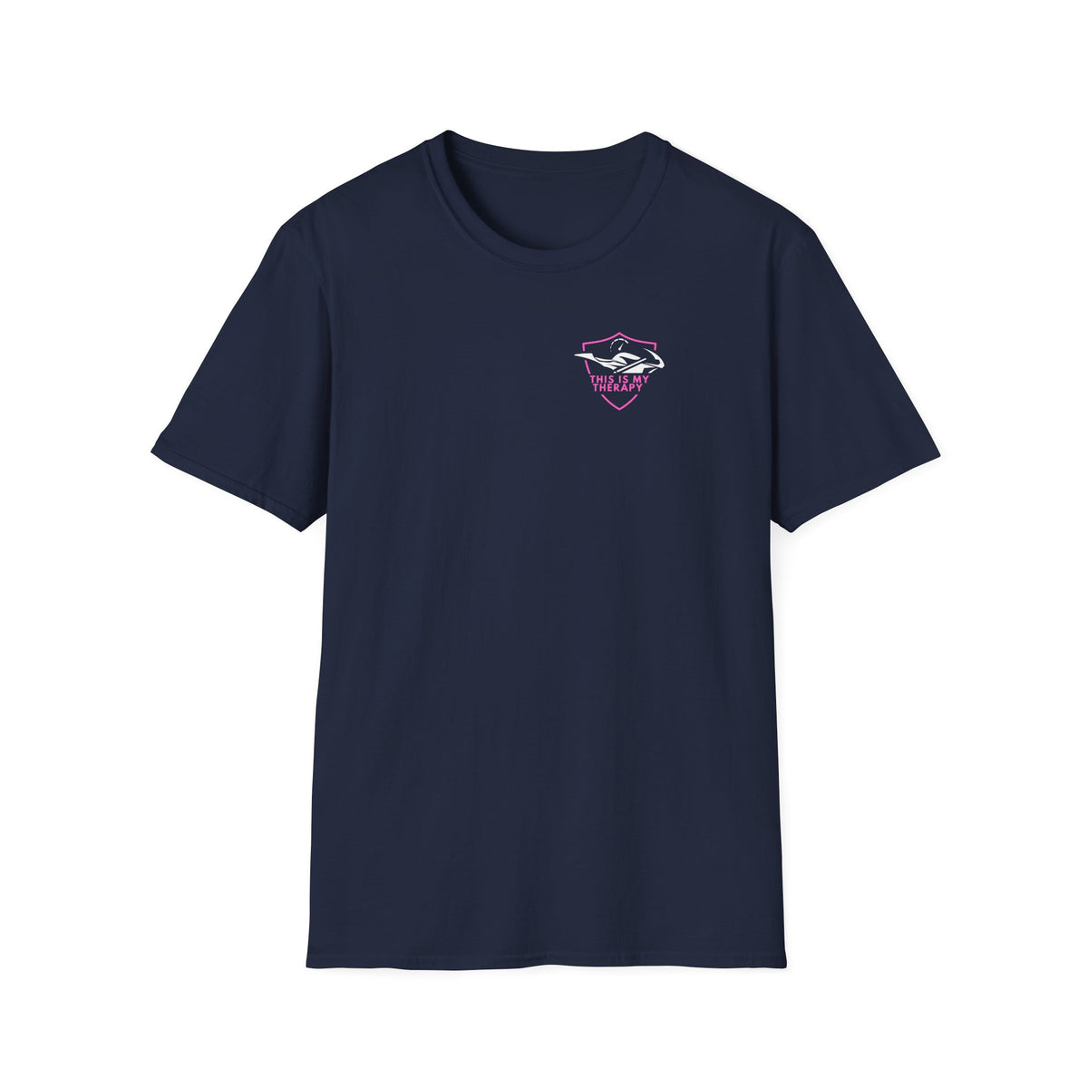 Motorbike T-shirt with 'This is my Therapy' (3) Small Logo