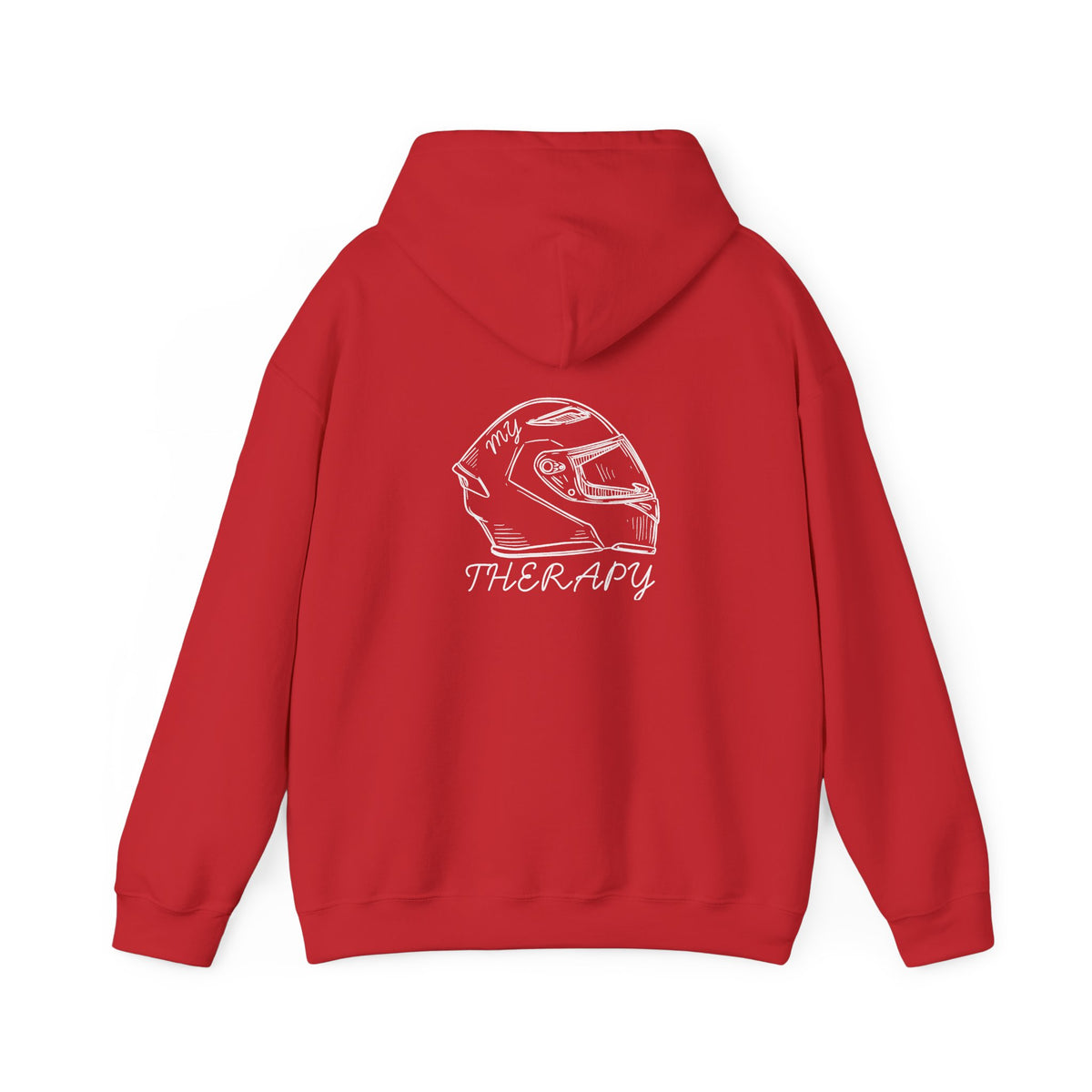 Non UK Sales Hooded Sweatshirt (My therapy) W/B