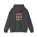 Non UK Sales Hooded Sweatshirt (You cant buy happiness, But you can ride it) W/B