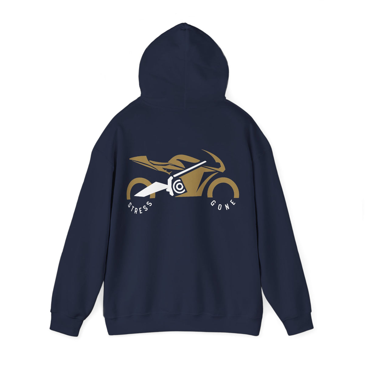 Unisex Heavy Blend™ Hooded Sweatshirt (Stress Gone) Back