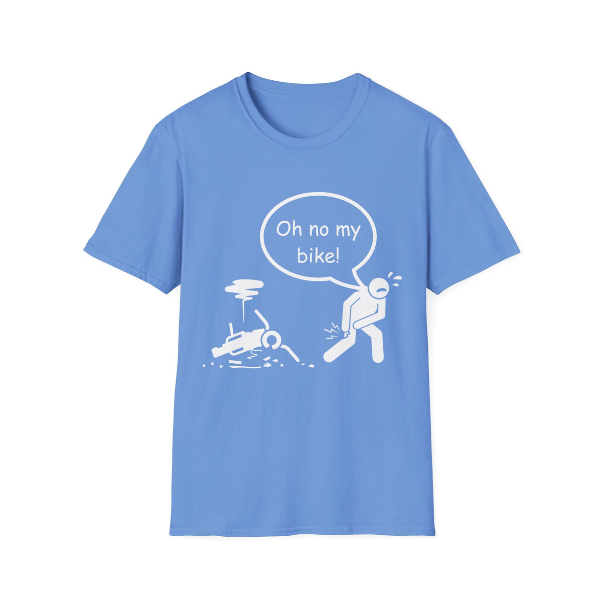 Motorbike T-shirt with 'Oh No My Bike!'