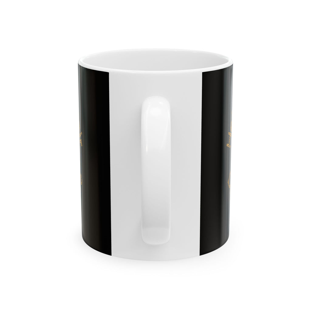 Non UK Sales 11oz And 15oz White Mug With (Helmet hair, Dont care) Y/B