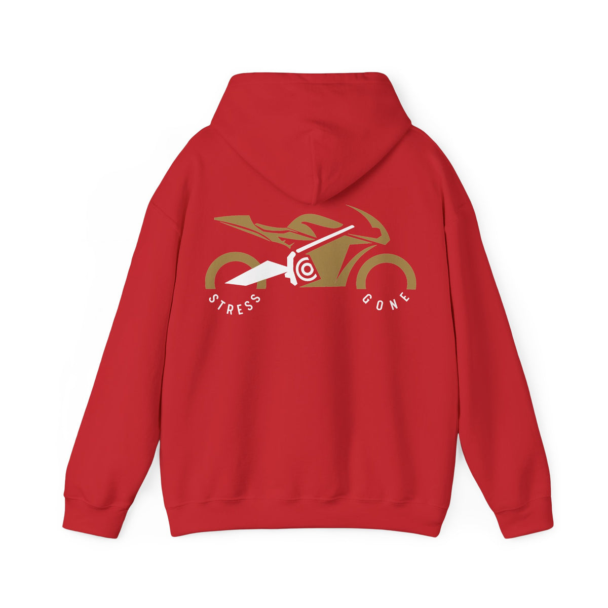 Unisex Heavy Blend™ Hooded Sweatshirt (Stress Gone) Back