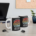 11oz White Mug With (Old bikes never die, they just leak more oil)