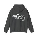 Unisex Heavy Blend™ Hooded Sweatshirt (Oh No My Bike 1) Back
