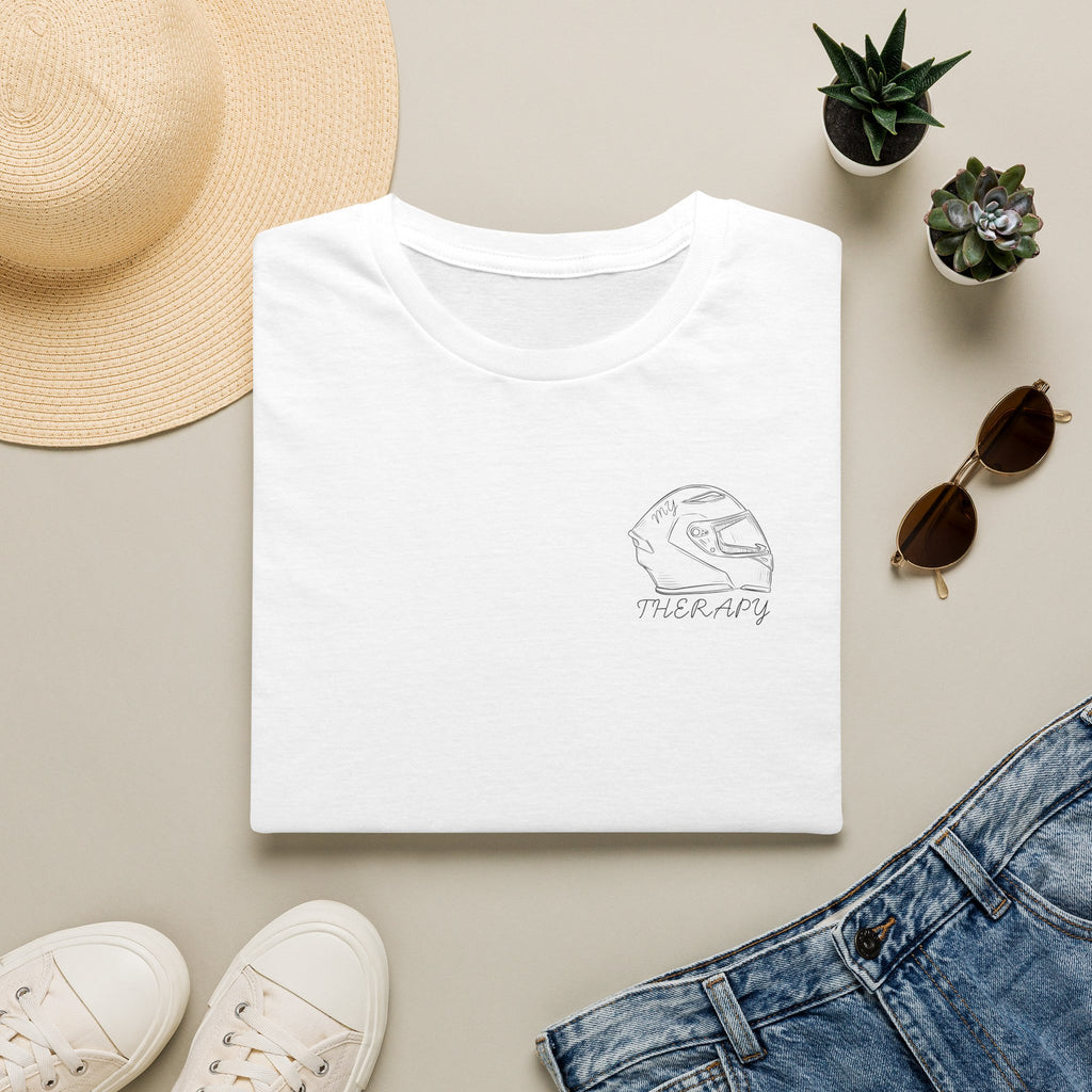 Motorbike T-shirt with 'My Therapy' (2) Small Logo