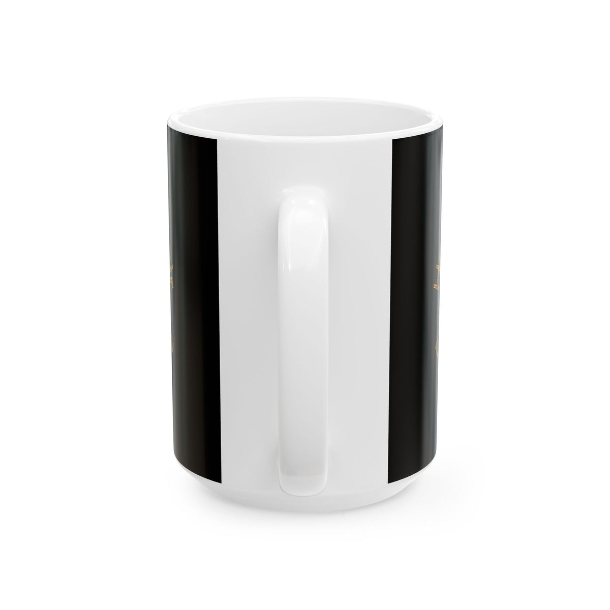 Non UK Sales 11oz And 15oz White Mug With (Helmet hair, Dont care) Y/B