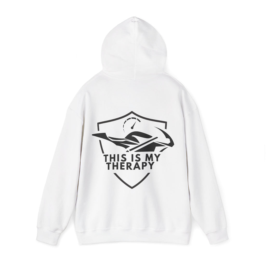 Unisex Heavy Blend™ Hooded Sweatshirt (This Is My Therapy) 2 Back