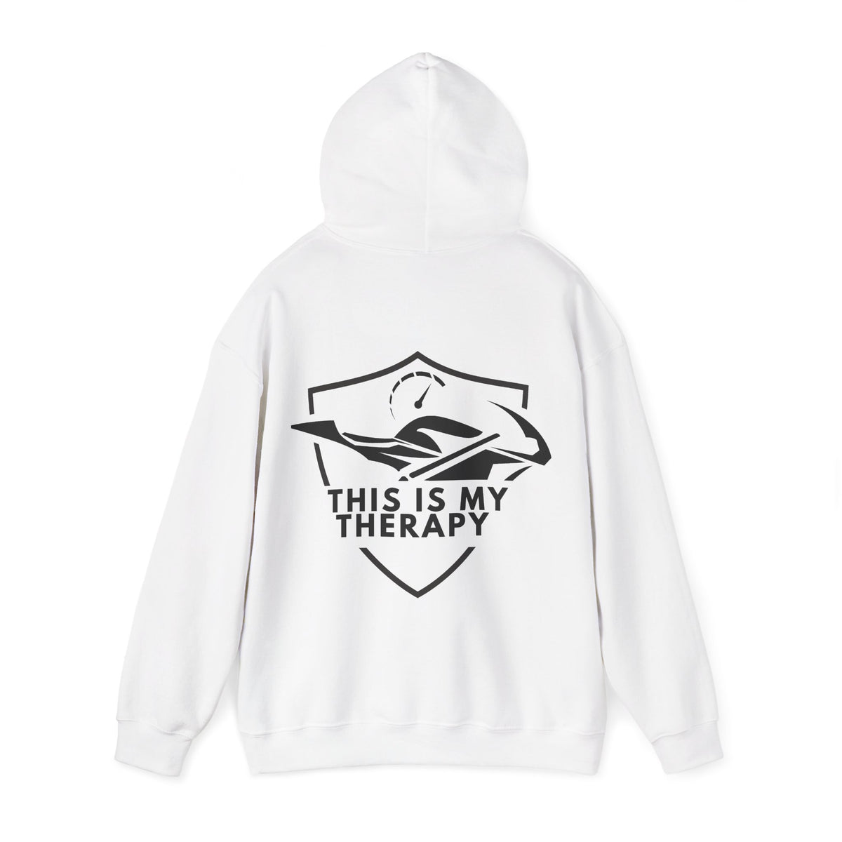 Unisex Heavy Blend™ Hooded Sweatshirt (This Is My Therapy) 2 Back