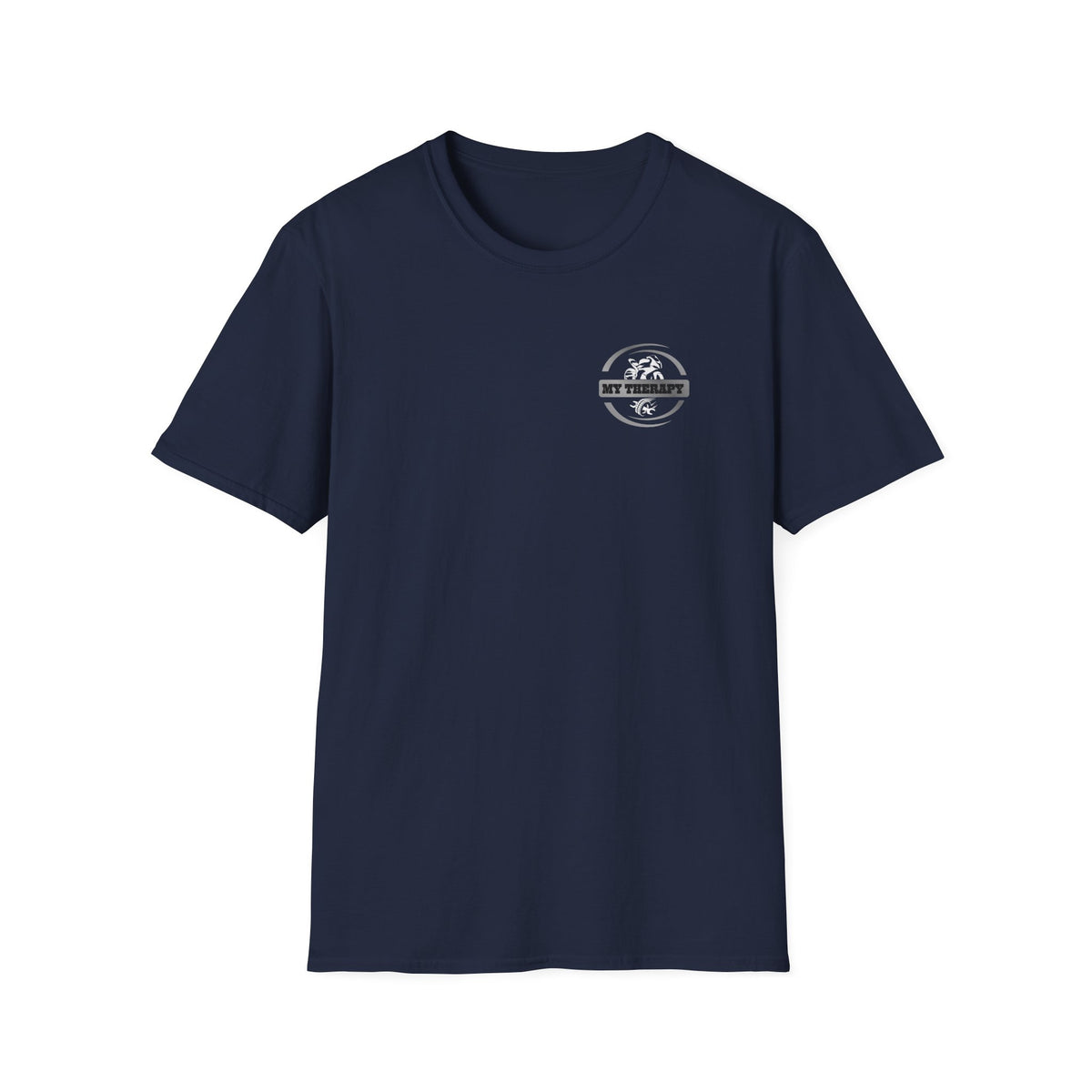 Motorbike T-shirt with 'My Therapy' Small Logo