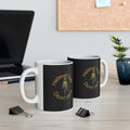 11oz White Mug With (Helmet hair, Dont care) (2)